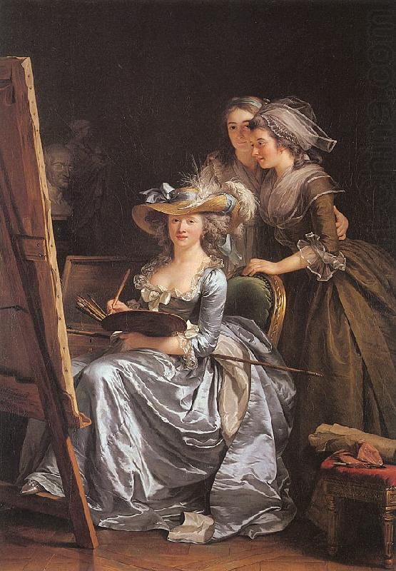 Labille-Guiard, Adelaide Self-Portrait with Two Pupils china oil painting image